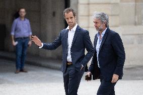 Ceremony at the Elysee for 2025 PSG UEFA Victory - Paris