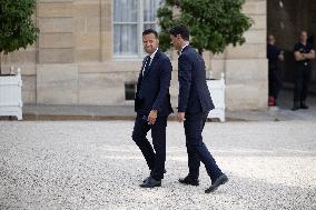 Ceremony at the Elysee for 2025 PSG UEFA Victory - Paris