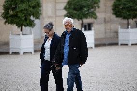Ceremony at the Elysee for 2025 PSG UEFA Victory - Paris