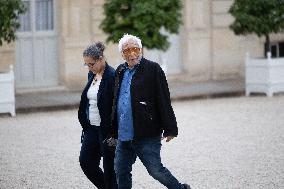 Ceremony at the Elysee for 2025 PSG UEFA Victory - Paris
