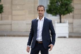 Ceremony at the Elysee for 2025 PSG UEFA Victory - Paris