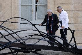 Ceremony at the Elysee for 2025 PSG UEFA Victory - Paris