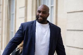 Ceremony at the Elysee for 2025 PSG UEFA Victory - Paris