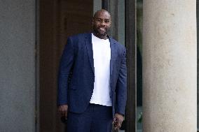 Ceremony at the Elysee for 2025 PSG UEFA Victory - Paris