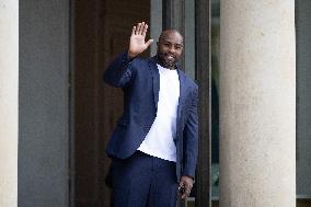 Ceremony at the Elysee for 2025 PSG UEFA Victory - Paris