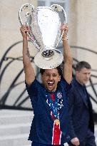 Ceremony at the Elysee for 2025 PSG UEFA Victory - Paris