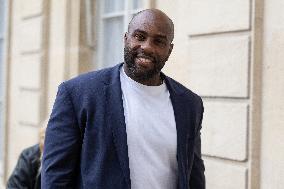 Ceremony at the Elysee for 2025 PSG UEFA Victory - Paris