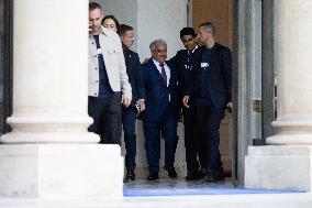 Ceremony at the Elysee for 2025 PSG UEFA Victory - Paris
