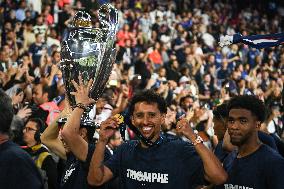 PSG celebrates Champions League trophy at Parc des Princes - FA