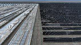 China Largest Linear Fresnel Integrated Solar And Thermal Energy Project