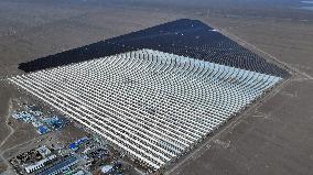 China Largest Linear Fresnel Integrated Solar And Thermal Energy Project
