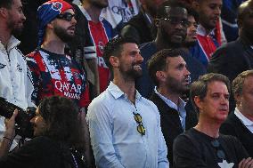 Psg Celebrates Champions League Trophy - Novak Djokovic