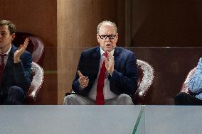 Prince Albert II At  Betclic Elite French Basketball Championship - Monaco