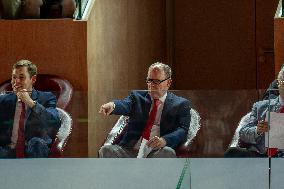 Prince Albert II At  Betclic Elite French Basketball Championship - Monaco