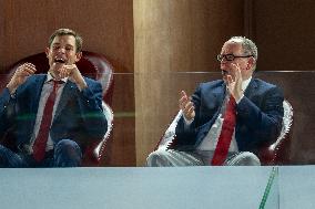 Prince Albert II At  Betclic Elite French Basketball Championship - Monaco