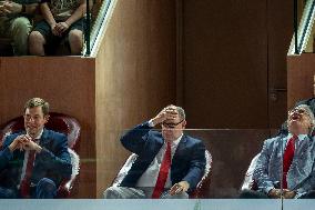 Prince Albert II At  Betclic Elite French Basketball Championship - Monaco