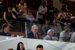 Prince Albert II At  Betclic Elite French Basketball Championship - Monaco