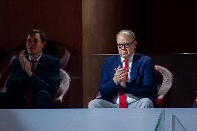 Prince Albert II At  Betclic Elite French Basketball Championship - Monaco