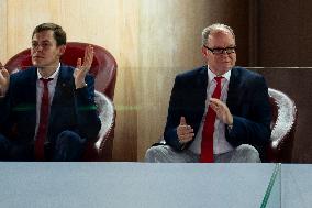 Prince Albert II At  Betclic Elite French Basketball Championship - Monaco