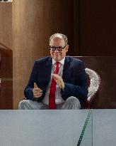 Prince Albert II At  Betclic Elite French Basketball Championship - Monaco