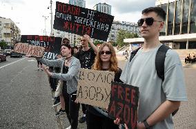 "Dont Stay Silent! Captivity Kills!" rally in Kyiv