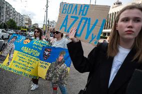 "Dont Stay Silent! Captivity Kills!" rally in Kyiv