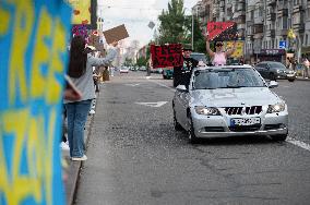 "Dont Stay Silent! Captivity Kills!" rally in Kyiv