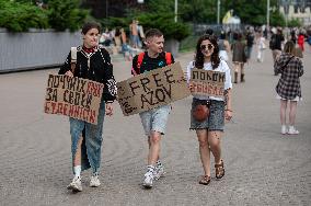 "Dont Stay Silent! Captivity Kills!" rally in Kyiv