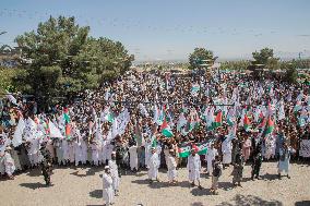 Pro Palestine Protest in Herat - Afghanistan