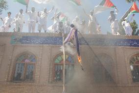 Pro Palestine Protest in Herat - Afghanistan