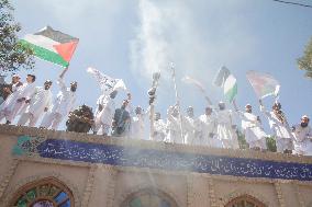 Pro Palestine Protest in Herat - Afghanistan