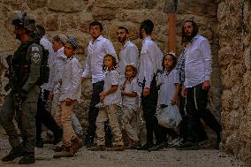 Israeli Settlers in Old City of Hebron - West Bank