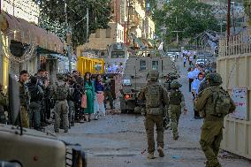 Israeli Settlers in Old City of Hebron - West Bank