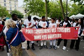 Citizens' March For Peace In The Neighborhoods - Paris