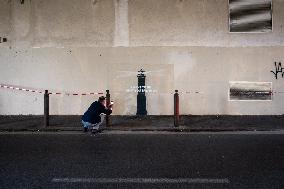 Banksy's Work Protected After Being Vandalised - Marseille
