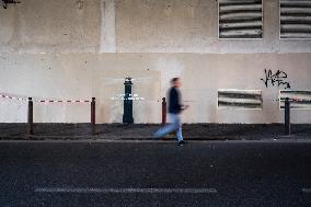 Banksy's Work Protected After Being Vandalised - Marseille