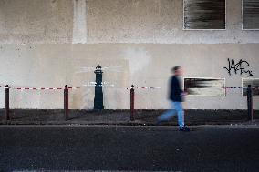 Banksy's Work Protected After Being Vandalised - Marseille