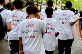 Citizens' March For Peace In The Neighborhoods - Paris