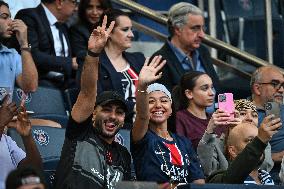 Vips at PSG celebration Champions League trophy at Parc des Princes