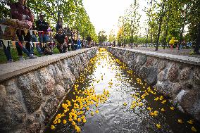 Charity duck rally
