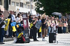 Rally in support of Ukrainian POWs in Lviv