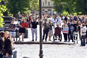 Rally in support of Ukrainian POWs in Lviv