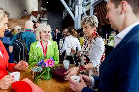 Princess Laurentien at Tactile Reading & Graphics Conference - Amsterdam