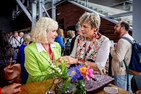 Princess Laurentien at Tactile Reading & Graphics Conference - Amsterdam