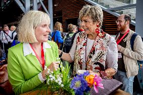 Princess Laurentien at Tactile Reading & Graphics Conference - Amsterdam