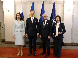 Sweden's Royal couple in Helsinki