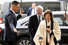 Sweden's Royal couple in Helsinki