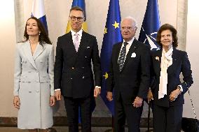 Sweden's Royal couple in Helsinki