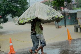 Flood in Agartala - India
