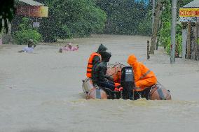 Flood in Agartala - India